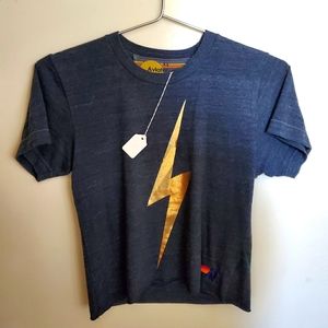 Aviator Nation Lightning Crop Tee